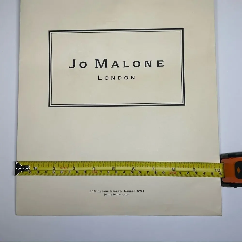 Jo Malone | Gift Bag & Gift Box | Cream | W5.25 x H5.25 x L2.5 inch (box)